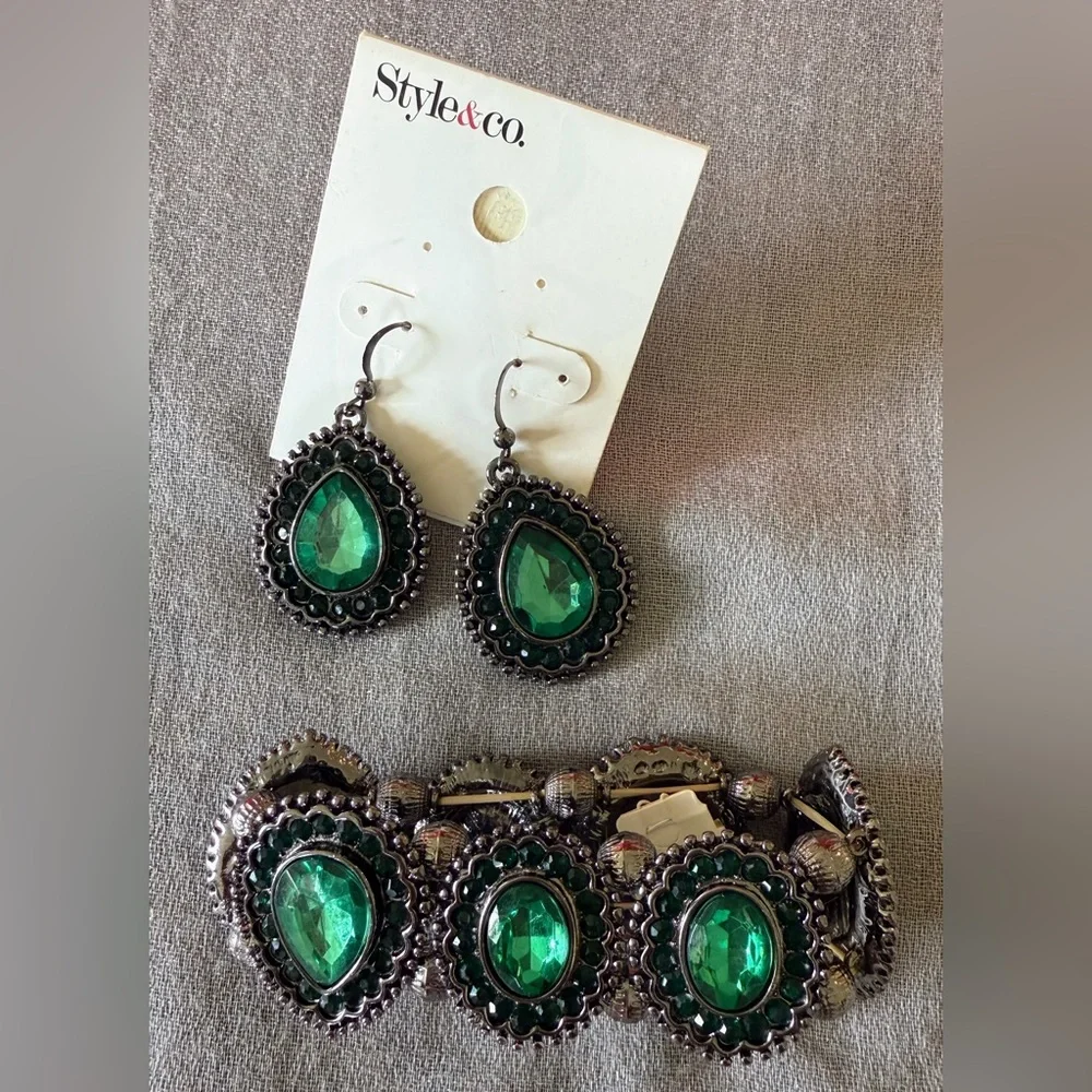 Style & Co. Green Jewelry Set - Picture 2 of 4